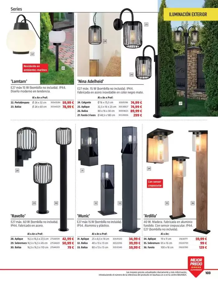 Catálogo de VERANO. Jardín, terraza, balcón.  26 de marzo al 20 de abril 2025 - Página 103