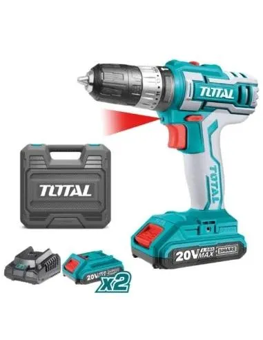 Taladro percutor a batería TIDLI200215 20V TOTAL