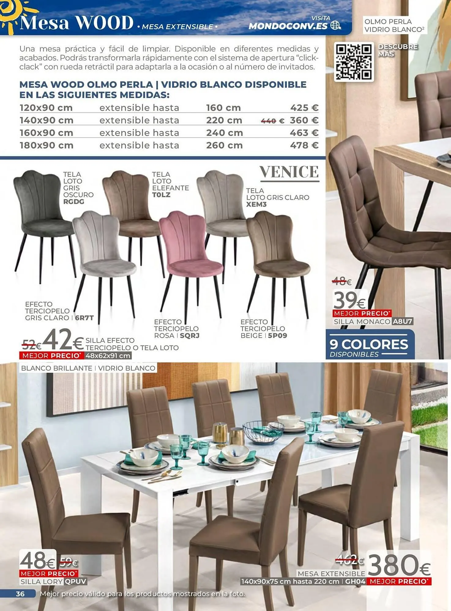 Catálogo de Folleto Mondo Convenienza 3 de junio al 15 de junio 2025 - Página 36