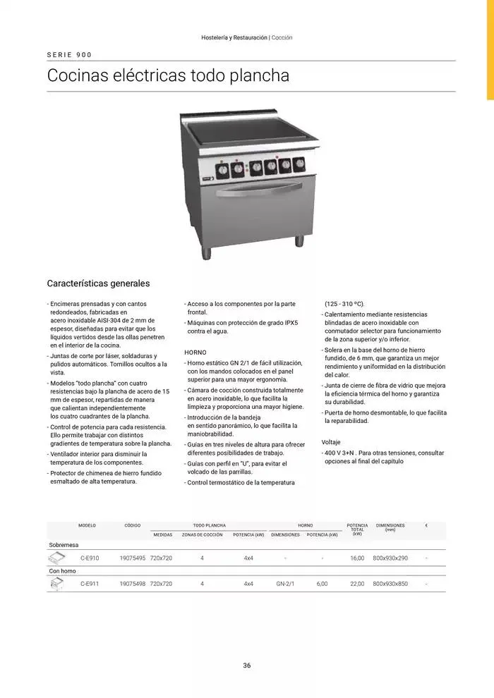 Catálogo de Catálogo Hostelería y Restauración 3 de marzo al 3 de junio 2025 - Página 37