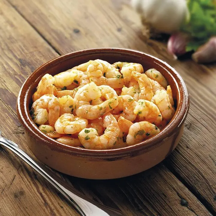 Langostinos al ajillo