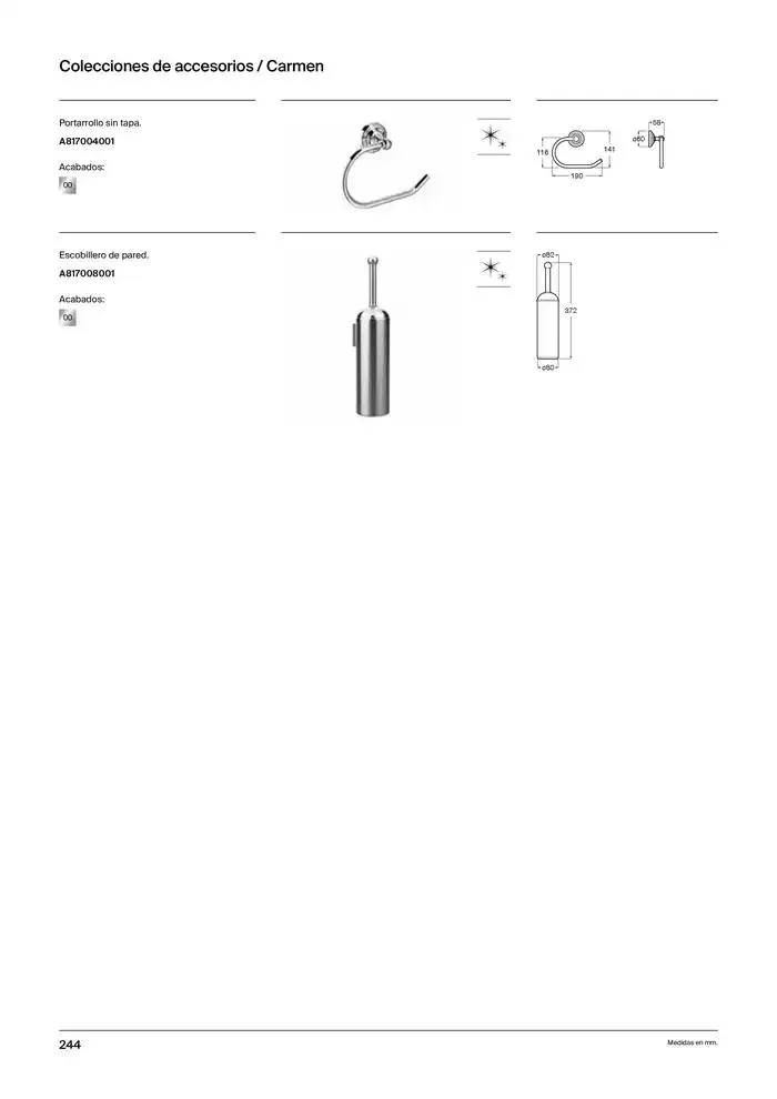 Catálogo de Colecciones de Baño, Muebles y Accesorios 9 de enero al 31 de diciembre 2025 - Página 246