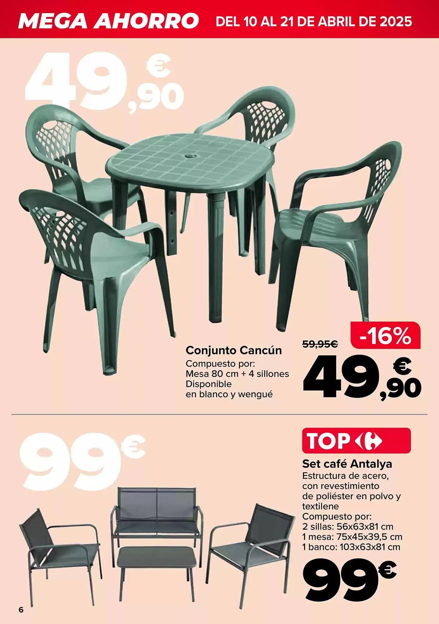 Catálogo de Folleto Carrefour 10 de abril al 21 de abril 2025 - Página 6