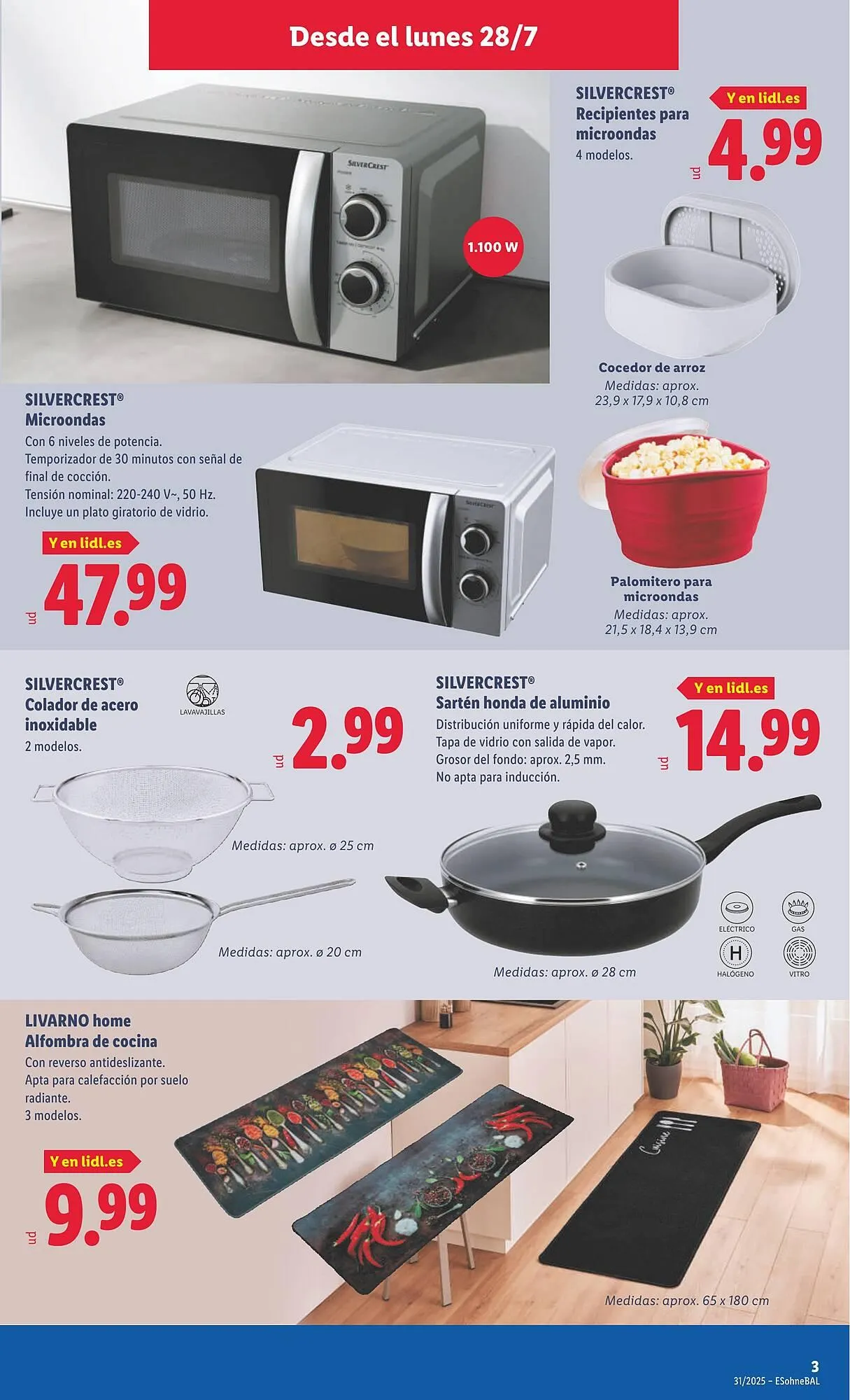 Catálogo de Folleto Lidl 28 de julio al 3 de agosto 2025 - Página 3