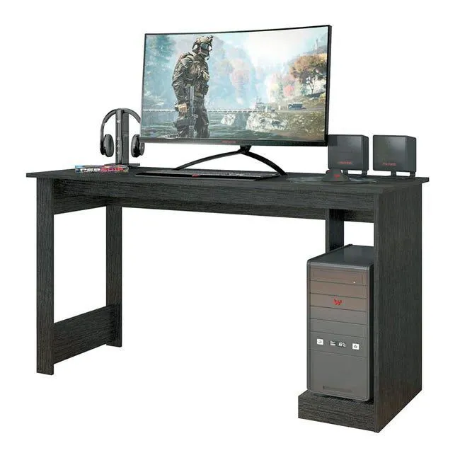 Mesa Escritorio Gamer Ordenador Oficina 75X136X54 Negro