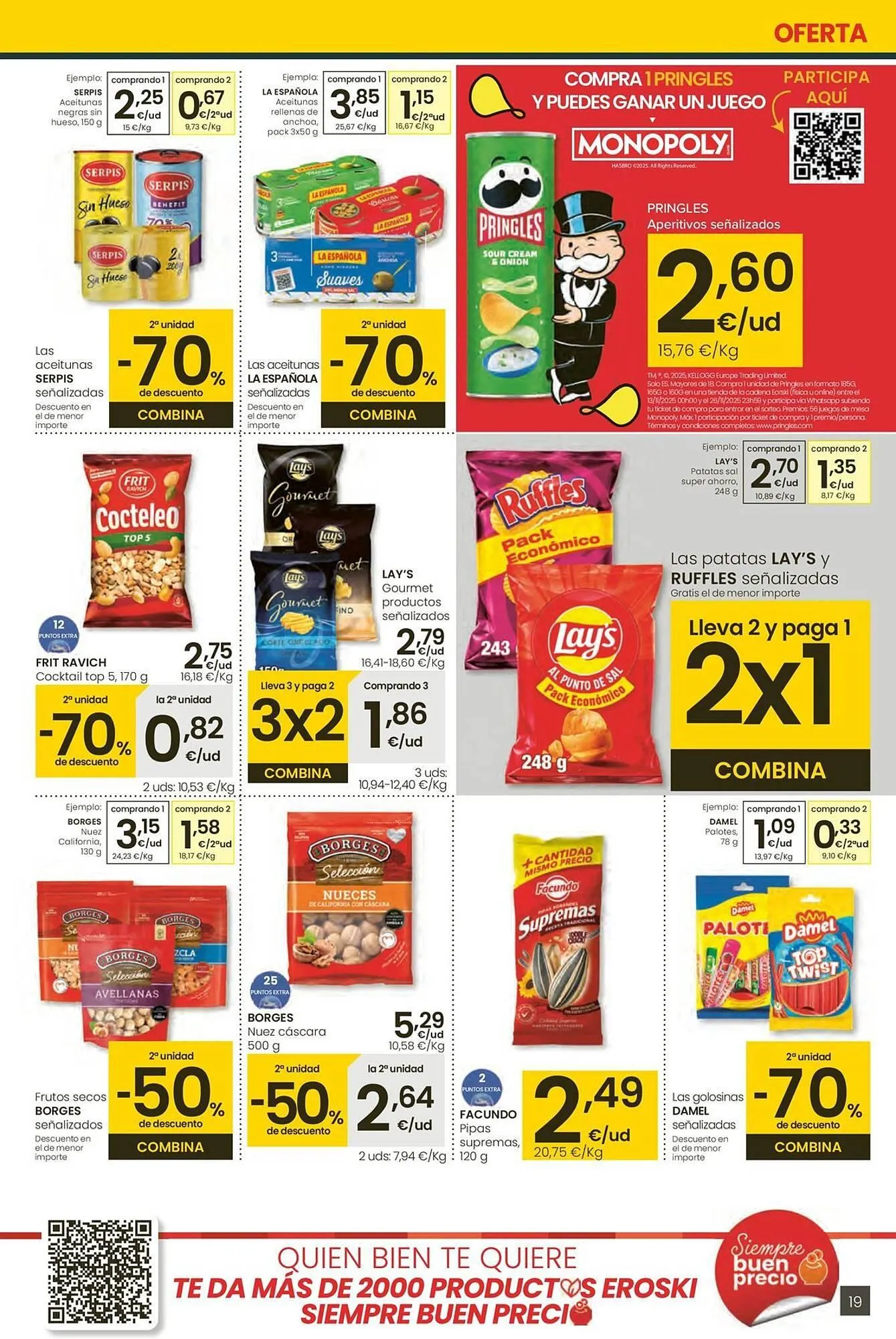 Catálogo de Folleto Eroski 13 de noviembre al 25 de noviembre 2025 - Página 19