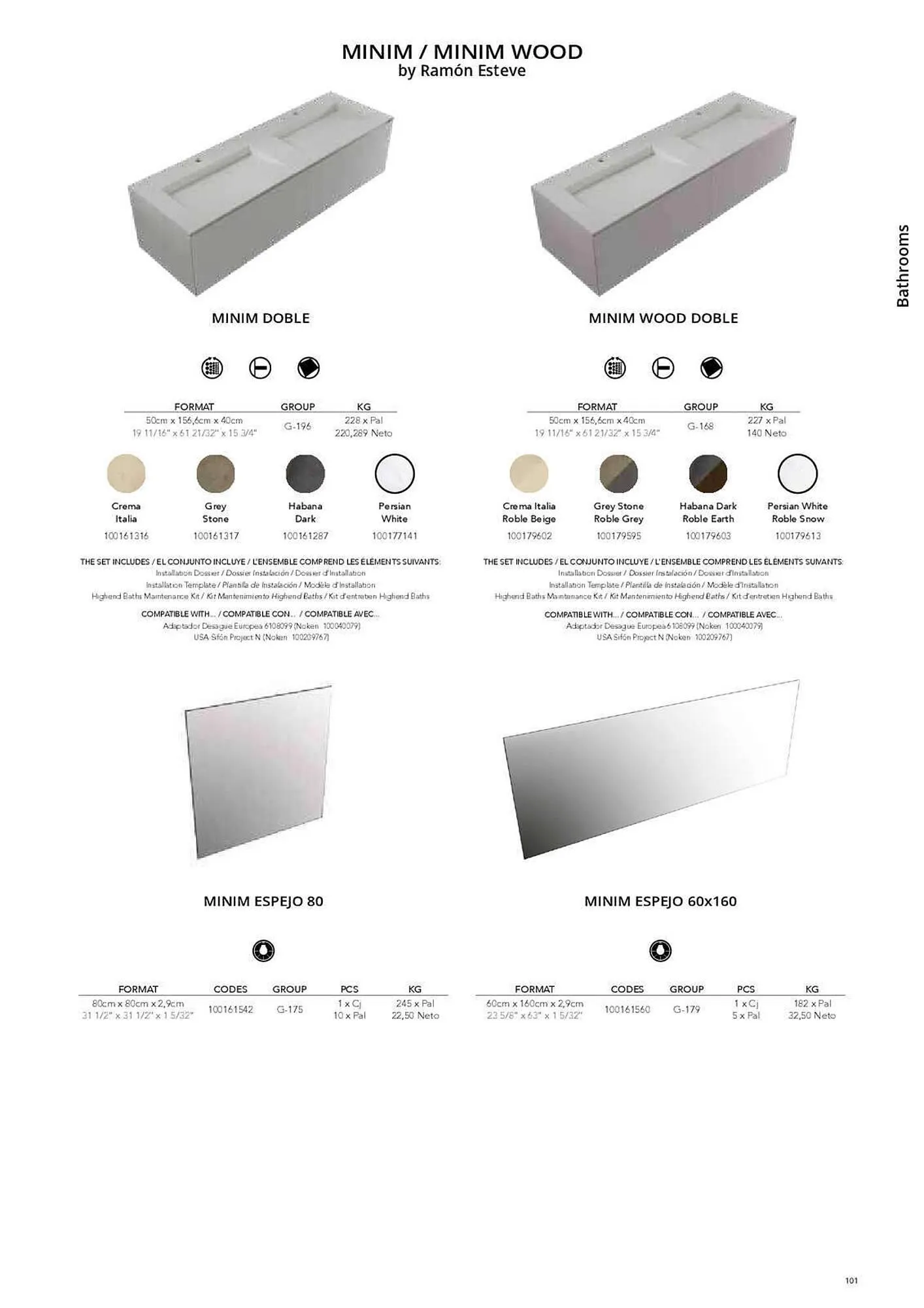 Catálogo de Folleto Porcelanosa 31 de marzo al 8 de febrero 2024 - Página 108