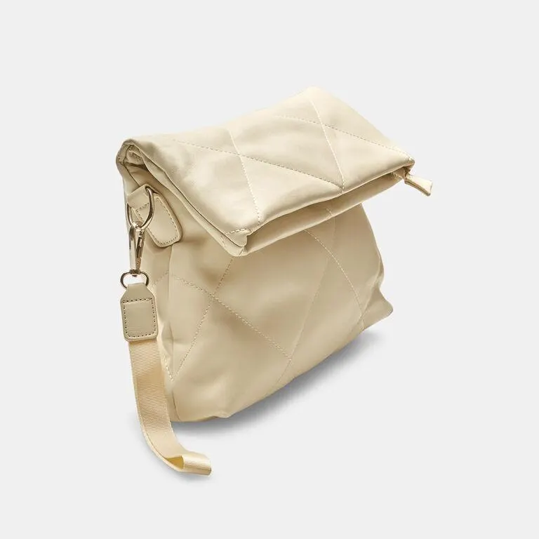 Bolso de mano de mujer efecto acolchado con correa de hombro de cadena