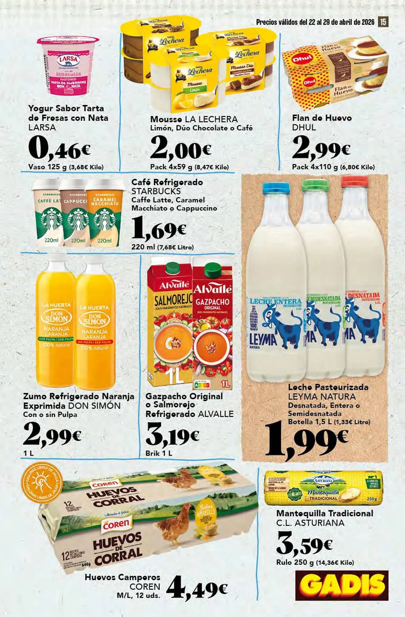 Catálogo de Folleto Gadis 22 de abril al 29 de abril 2026 - Página 15