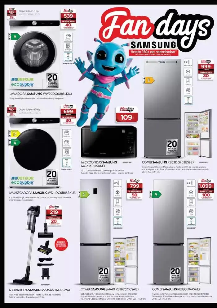 Catálogo de Folleto Especial FanDays Samsung 2 de mayo al 31 de mayo 2025 - Página 1