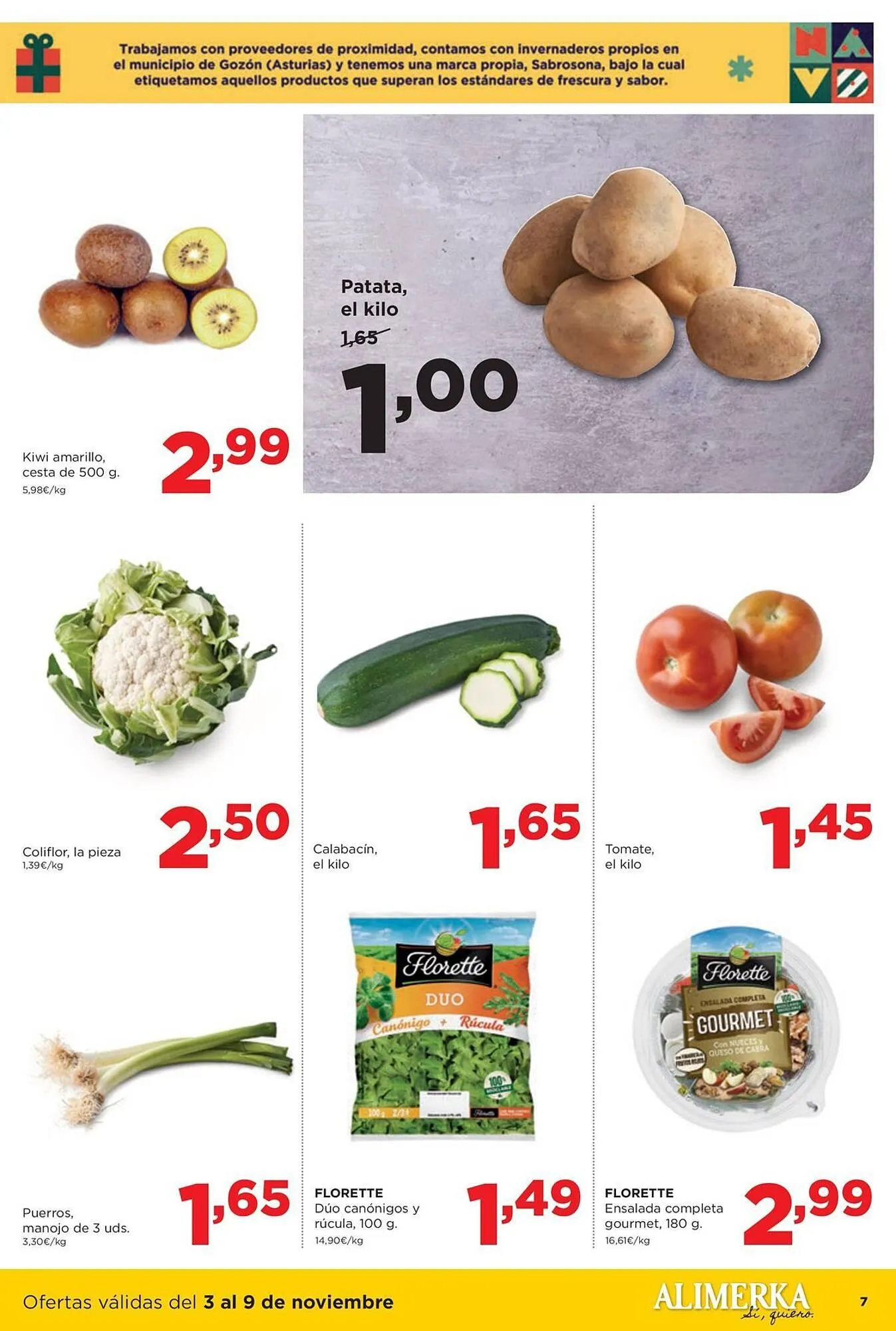 Catálogo de Folleto Alimerka 3 de noviembre al 9 de noviembre 2025 - Página 7