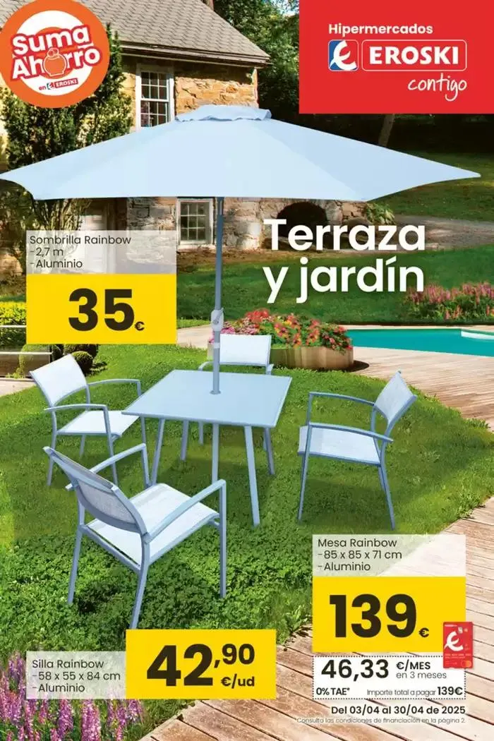 Catálogo de Terraza y jardín 3 de abril al 30 de abril 2025 - Página 1