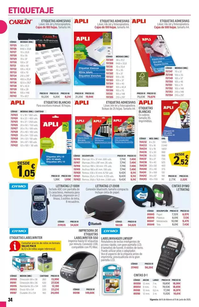 Catálogo de ESPECIAL ARCHIVO 6 de febrero al 11 de junio 2025 - Página 34