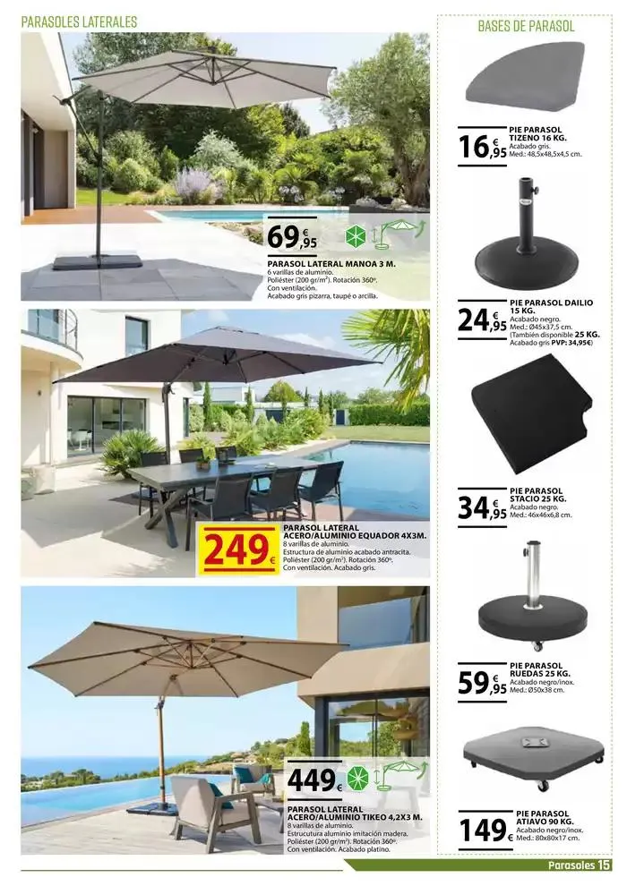 Catálogo de JARDINES Y TERRAZAS 2025 8 de mayo al 15 de julio 2025 - Página 15