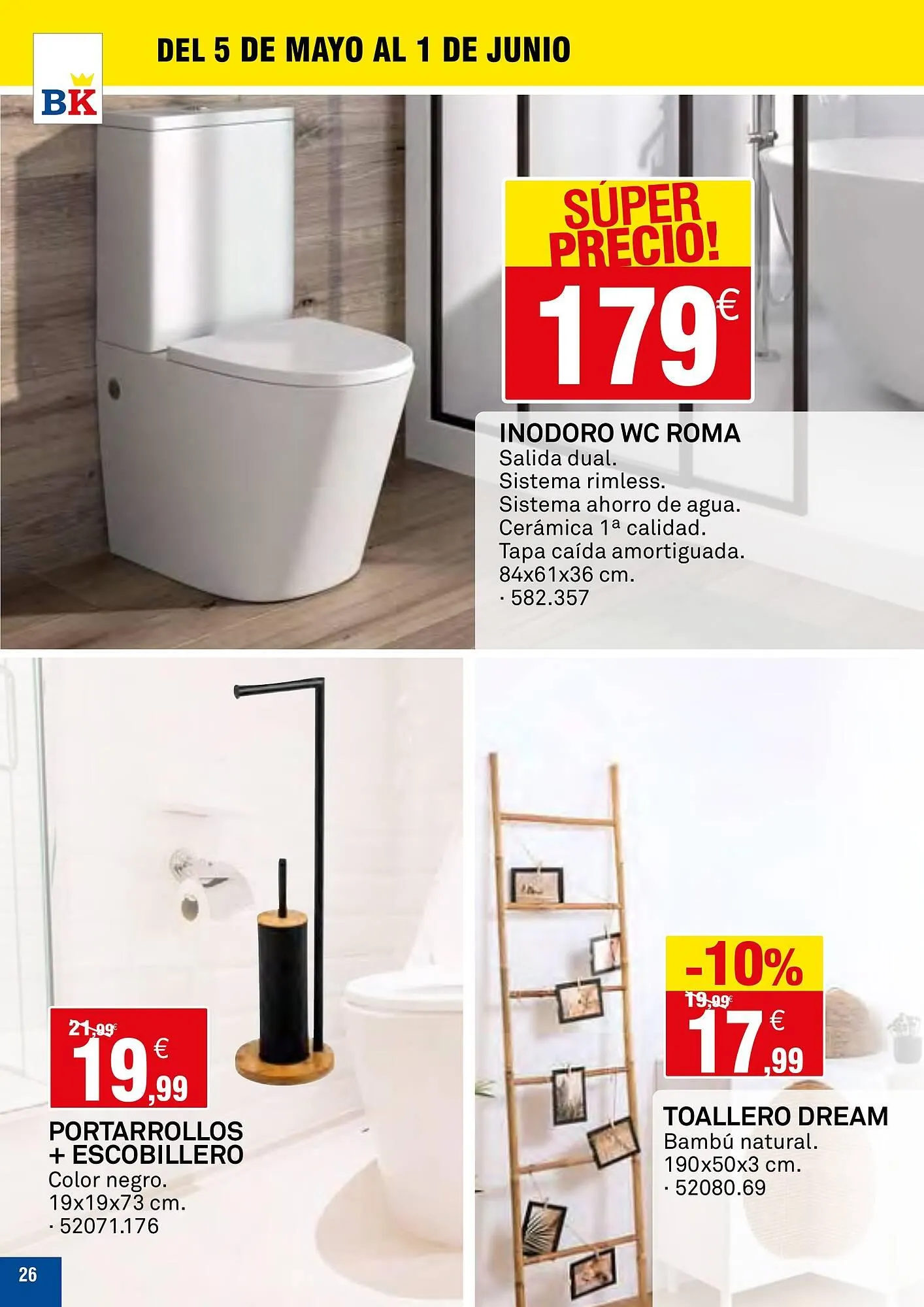 Catálogo de Folleto Bricoking 5 de mayo al 1 de junio 2025 - Página 26