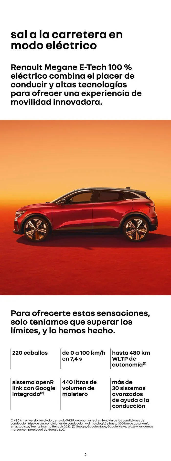 Catálogo de Renault Megane E-Tech 100% Eléctrico 22 de junio al 22 de junio 2025 - Página 2