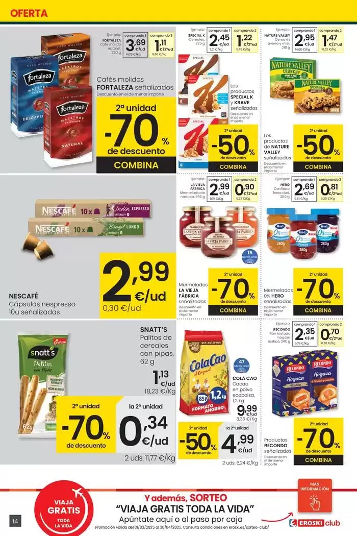 Catálogo de Precio más bajo EROSKI CENTER 27 de marzo al 8 de abril 2025 - Página 14