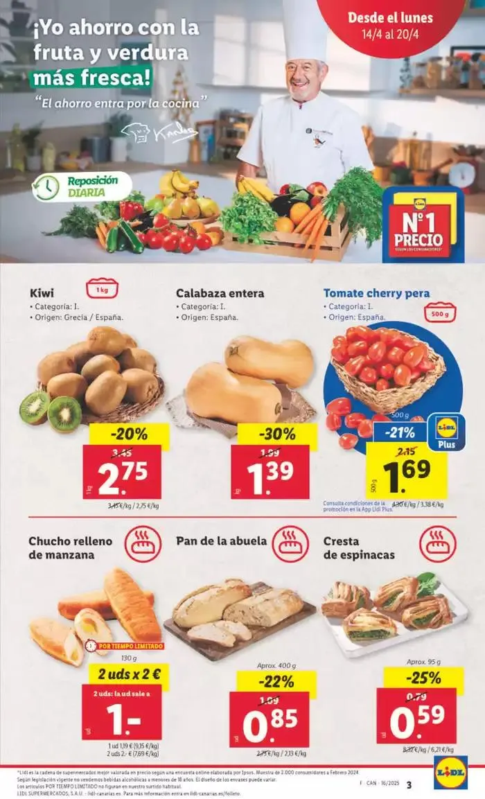 Catálogo de № 1 PRECIO - Ofertas válidas del 14/04 al 20/04 14 de abril al 20 de abril 2025 - Página 3