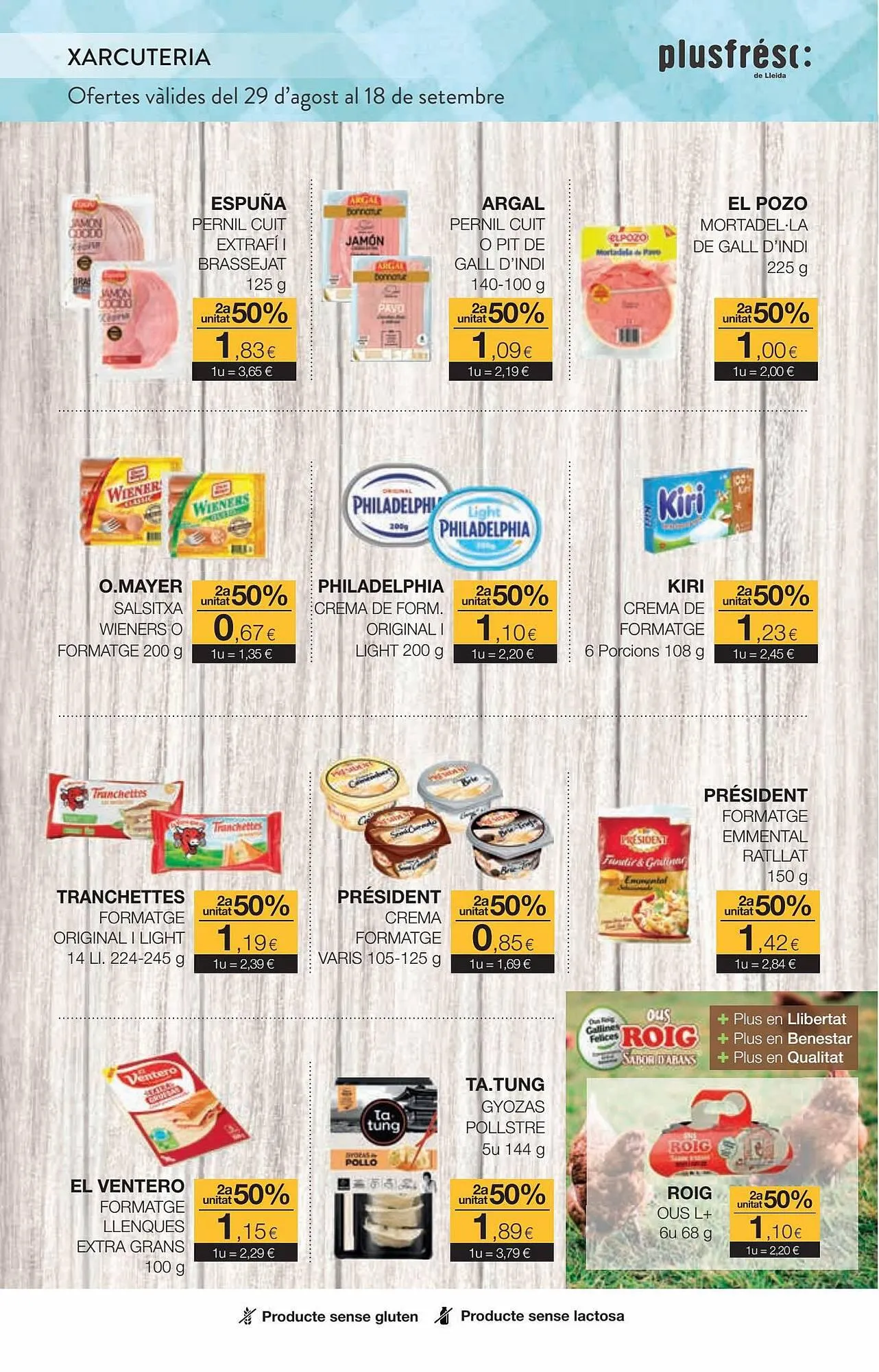Catálogo de Folleto Plusfresc 29 de agosto al 18 de septiembre 2023 - Página 20