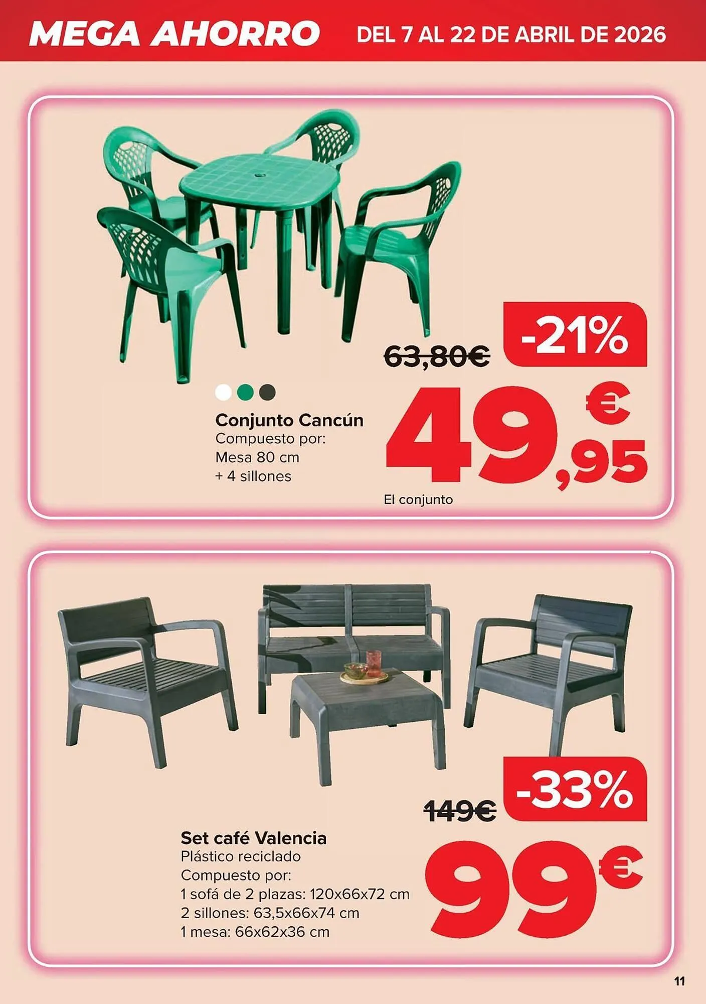 Catálogo de Folleto Carrefour 7 de abril al 22 de abril 2026 - Página 11