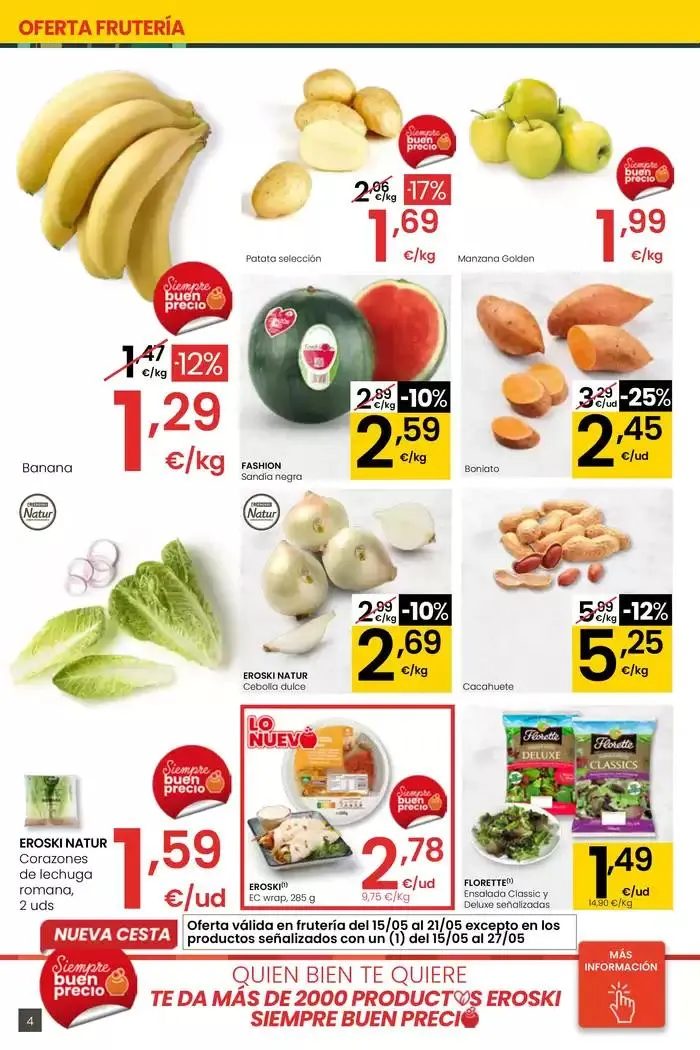 Catálogo de SUMA AHORRO EROSKI CENTER 15 de mayo al 28 de mayo 2025 - Página 4
