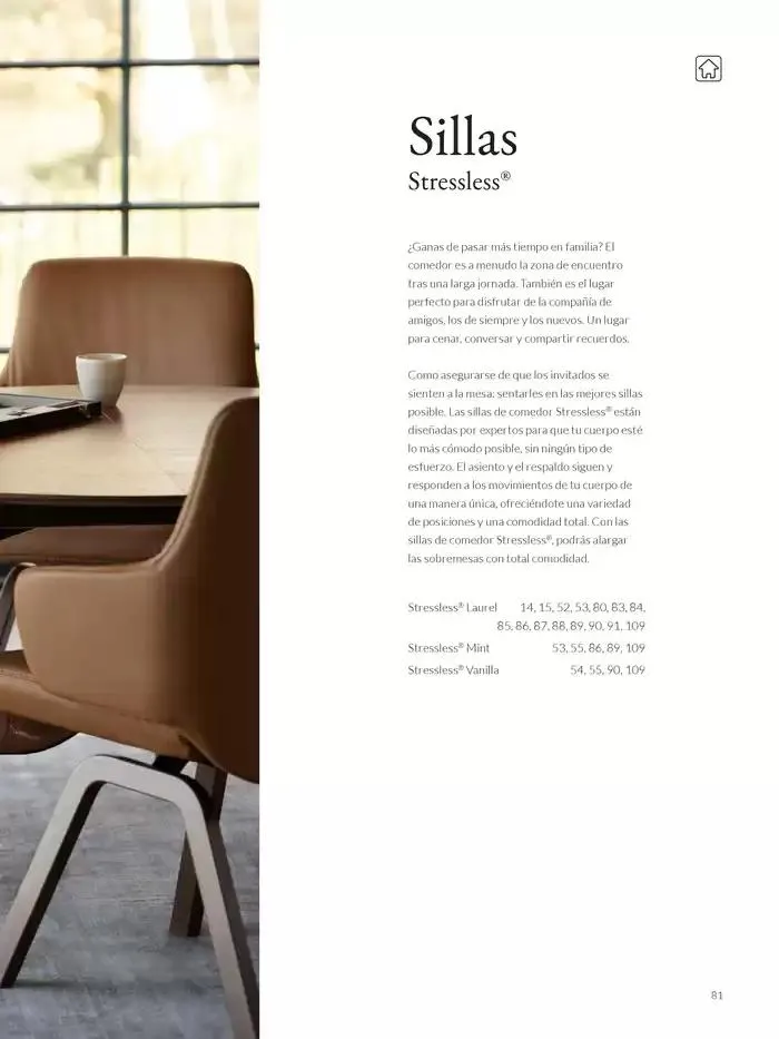 Catálogo de Catálogo Stressless 7 de marzo al 31 de agosto 2025 - Página 81