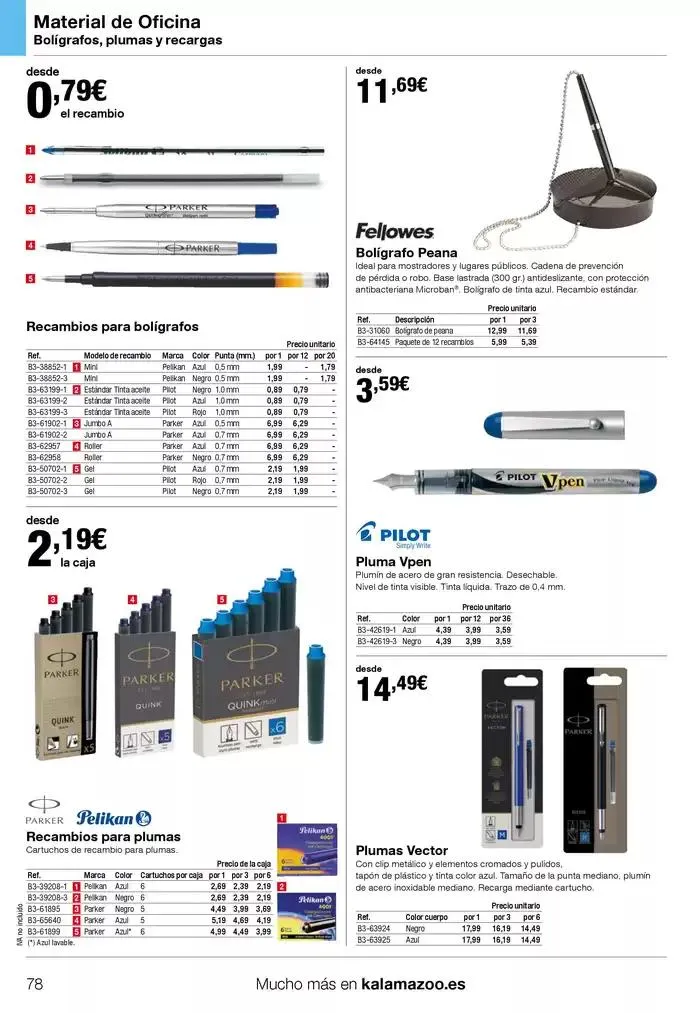 Catálogo de Staples Kalamazoo Catálogo General 9 de enero al 30 de septiembre 2025 - Página 78