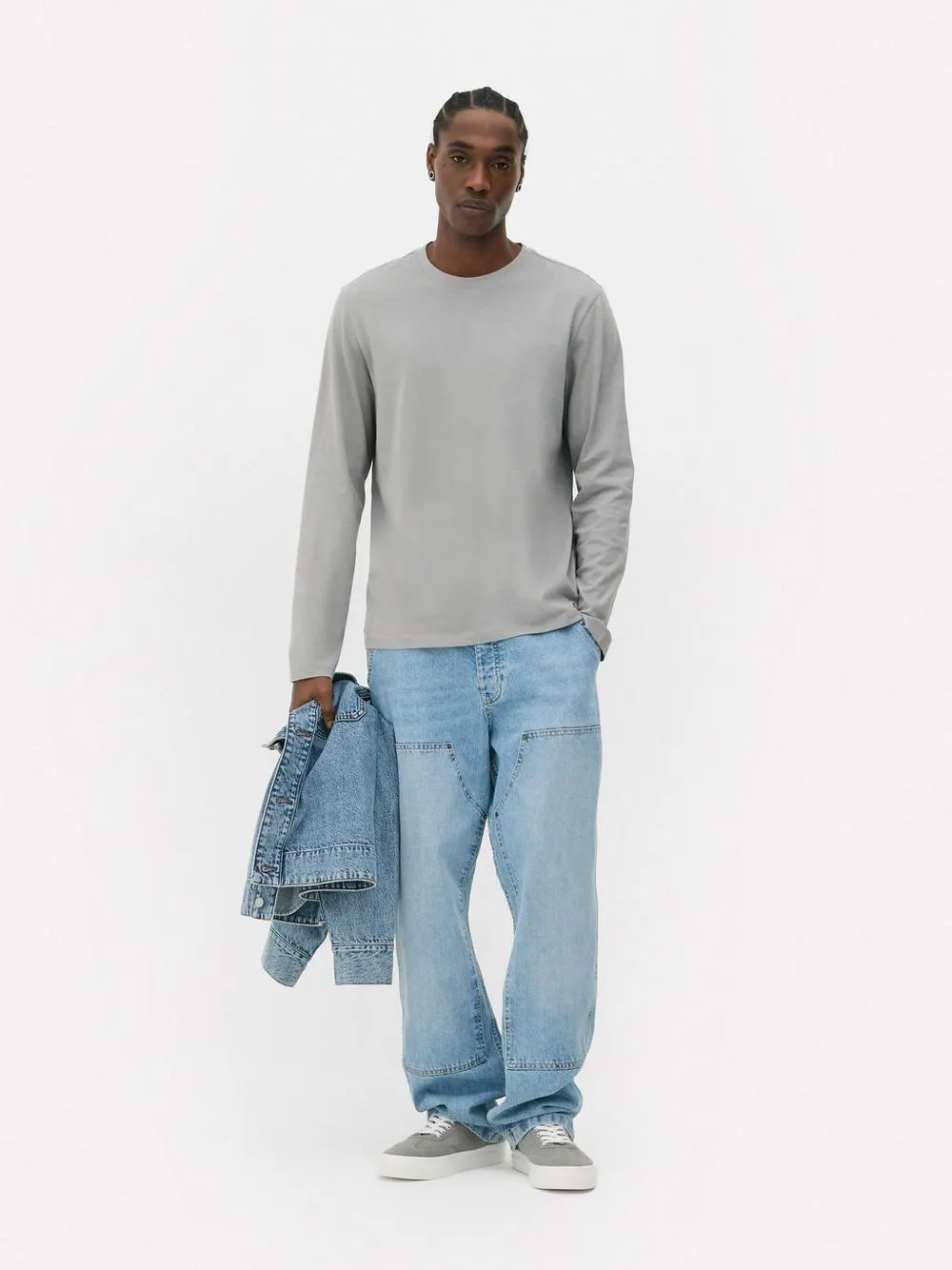 Katoenen T-shirt met lange mouwen