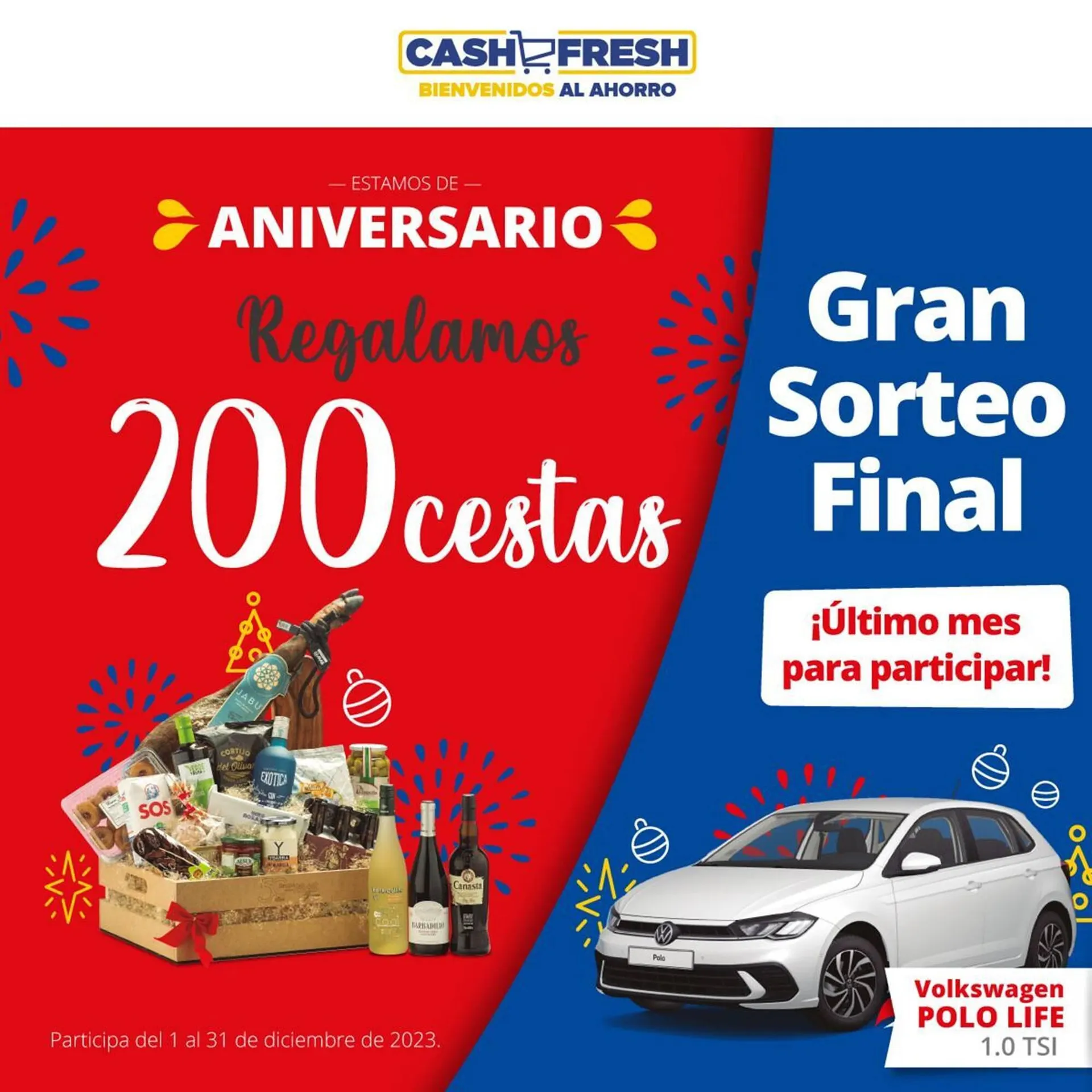 Catálogo de Folleto Cash Fresh 4 de diciembre al 31 de diciembre 2023 - Página 1