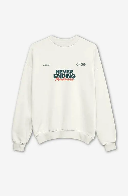 Never Ending Organic Cotton Ivory Sweatshirt