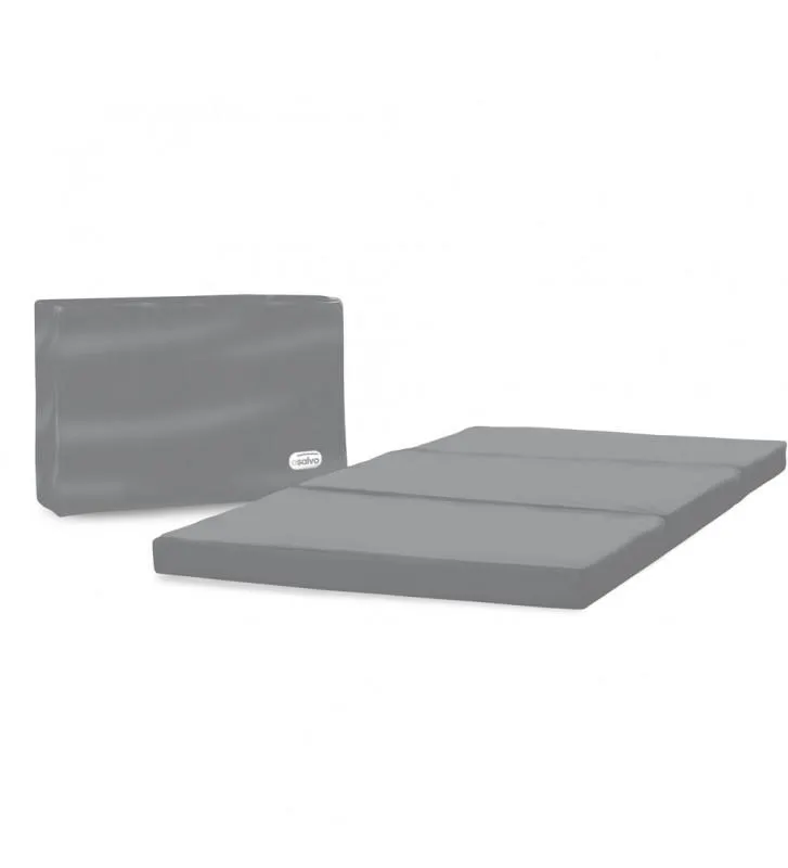 Colchón Plegable para Cuna de Viaje Gris