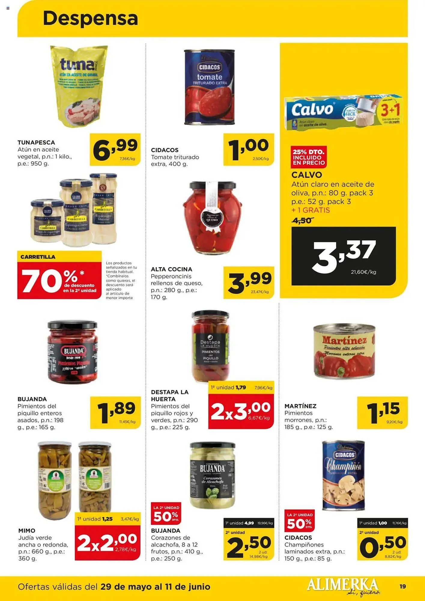 Catálogo de Folleto Alimerka 29 de mayo al 11 de junio 2025 - Página 20