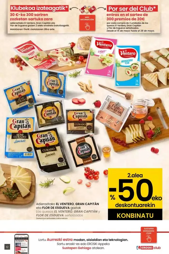 Catálogo de AUKERA OFERTA EROSKI CENTER 15 de mayo al 28 de mayo 2025 - Página 12
