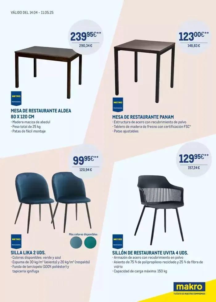 Catálogo de AMPLIO SURTIDO EN MOBILIARIO - Marketplace online 15 de abril al 11 de mayo 2025 - Página 2