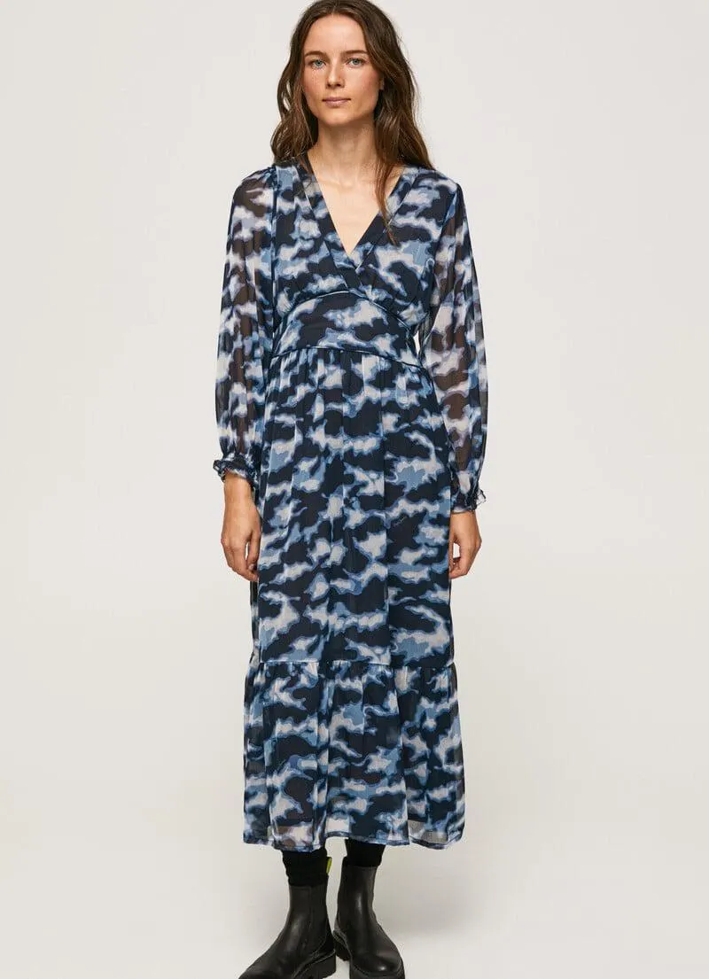 VESTIDO MIDI ESTAMPADO BLITA