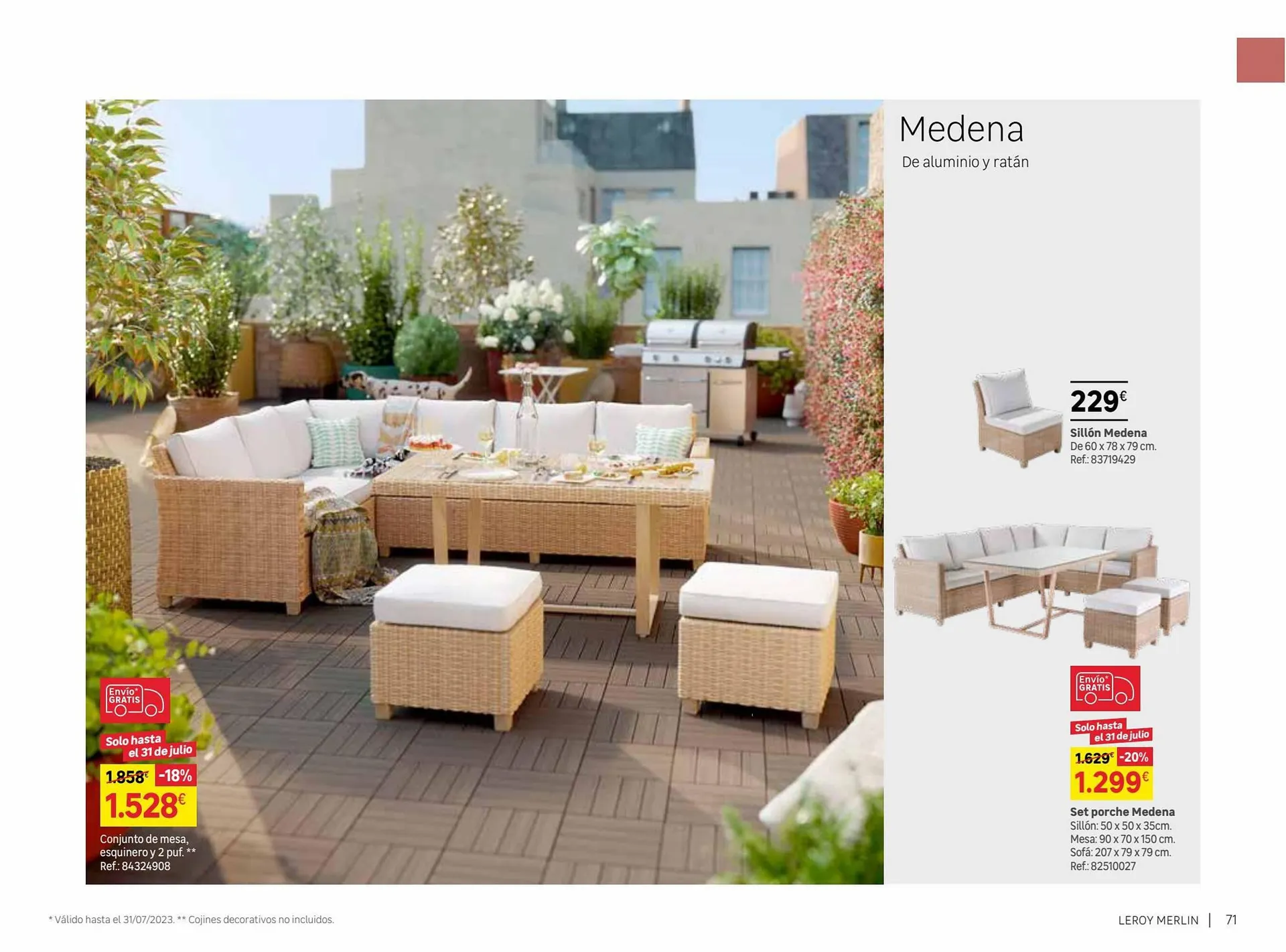 Catálogo de Folleto Leroy Merlin 9 de junio al 31 de julio 2023 - Página 71