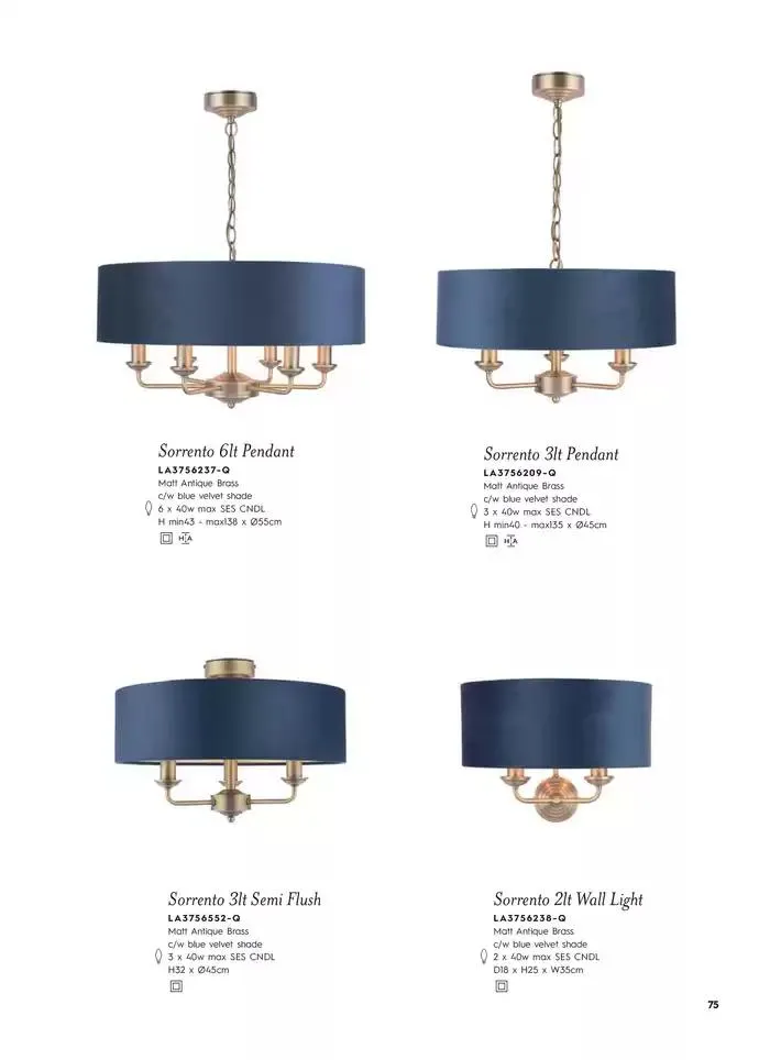 Catálogo de Lighting & Mirror Collection 12 de marzo al 31 de agosto 2025 - Página 77