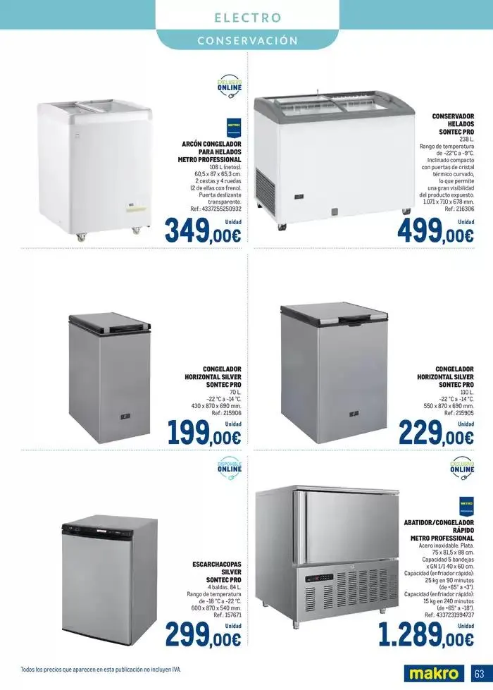 Catálogo de Especial Congelados Sur II 5 de mayo al 1 de junio 2025 - Página 63