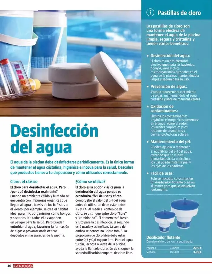 Catálogo de Piscinas, spa, limpieza y Mantenimiento 8 de mayo al 7 de junio 2025 - Página 36