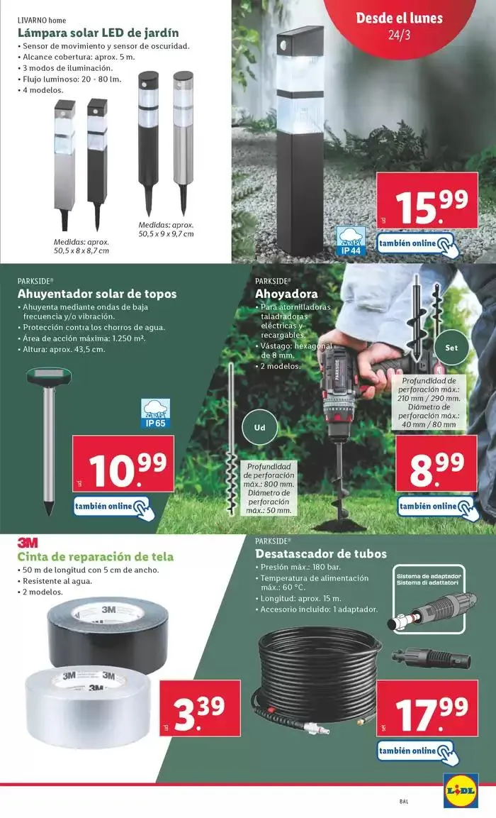 Catálogo de ¡Bazar Lidl! Ofertas válidas del 24/03 al 30/03 24 de marzo al 30 de marzo 2025 - Página 7