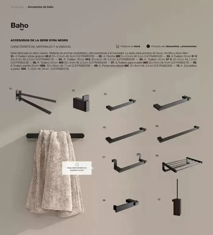 Catálogo de Catálogo de baños 24/25 2 de enero al 31 de agosto 2025 - Página 61