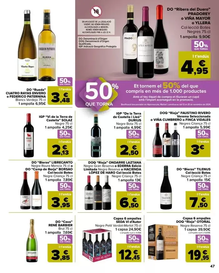 Catálogo de 3x2 25 de octubre al 11 de noviembre 2024 - Página 47