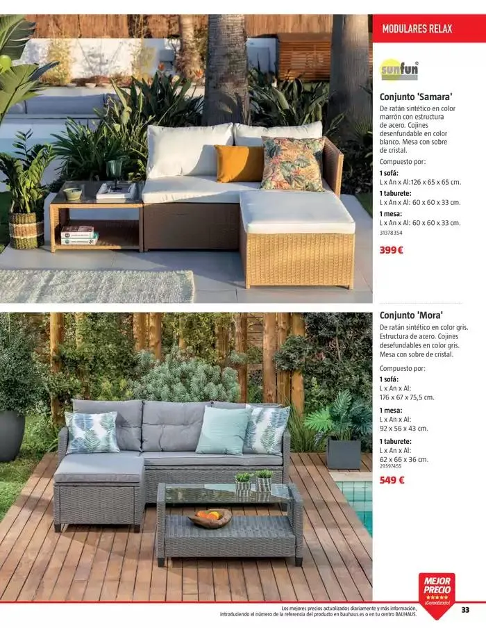 Catálogo de VERANO. Jardín, terraza, balcón. 26 de marzo al 20 de abril 2025 - Página 33