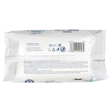 Toallitas para bebés con piel atópica Planeta Bebé de Dia bolsa 64 unidades