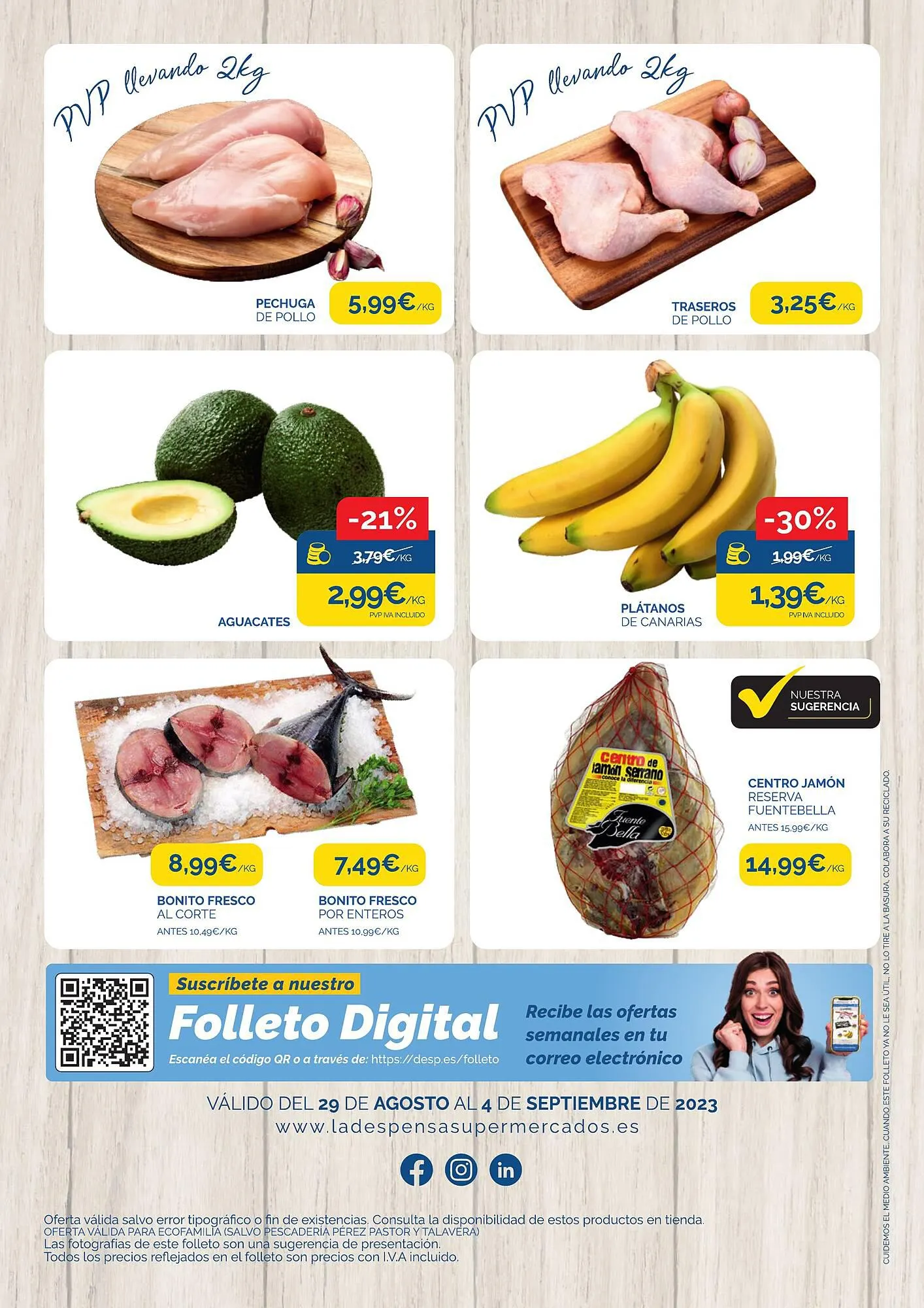 Catálogo de Folleto Cash Ecofamilia 31 de agosto al 2 de septiembre 2023 - Página 4