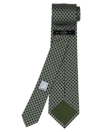 Corbata panel Verde/azul