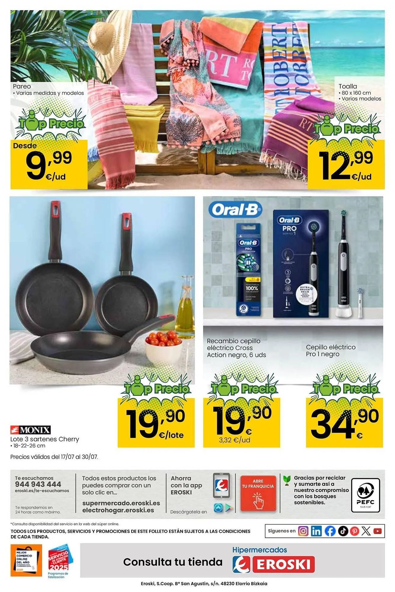 Catálogo de Folleto Eroski 17 de julio al 29 de julio 2025 - Página 48