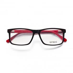 PACK Gafas graduadas Urban OSLO C62 Bicolor negro y rojo