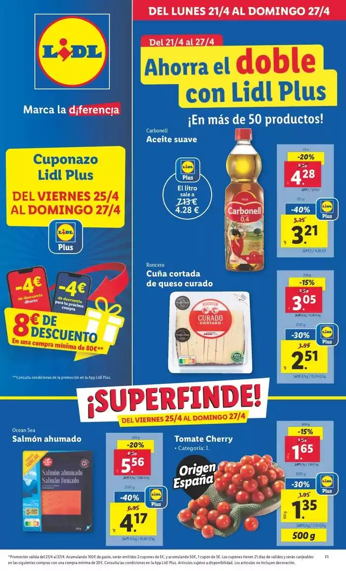Catálogo de № 1 PRECIO - Ofertas válidas del 21/04 al 27/04 21 de abril al 27 de abril 2025 - Página 1