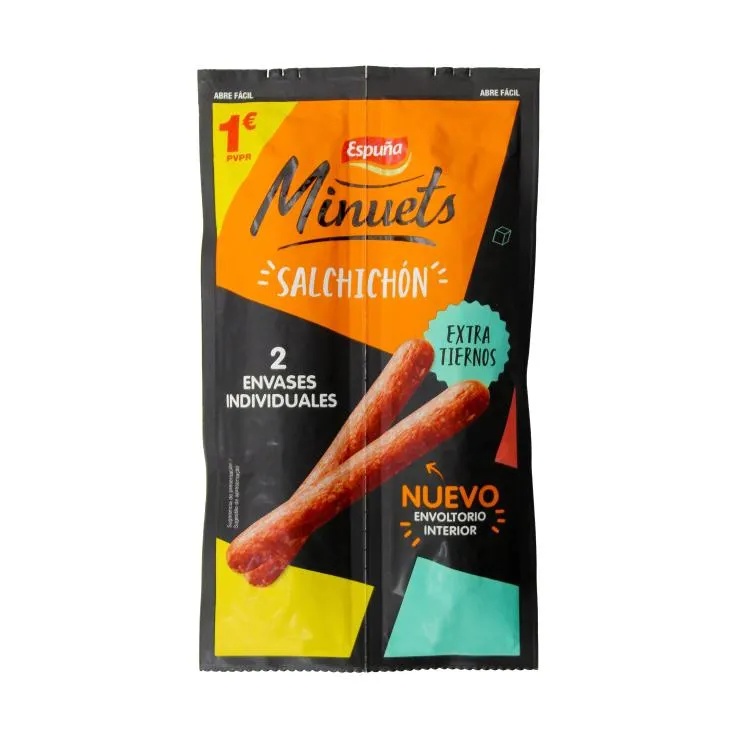 minuets salchichón, 37g